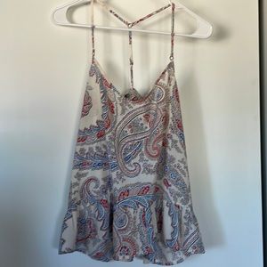 Paisley size M tank.